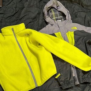 North Face Kids Raincoat w/ jacket